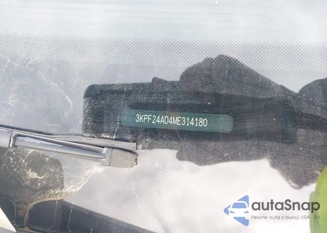 2021 Kia Forte Fe z USA, uszkodzony, nr VIN 3KPF24AD4ME314180